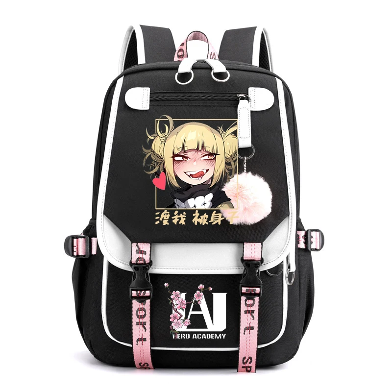 

Милый рюкзак с аниме «Моя геройская Академия», женская школьная сумка, вместительный обычный рюкзак для студентов и девушек, новые сумки для книг
