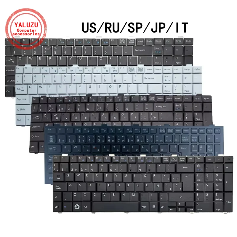 Trade-Shop Premium Laptop-Tastatur Notebook Keyboard Ersatz Deutsch QWERTZ für Fujitsu-Siemens Lifebook A532 AH532 AH532-G21 AH532-G52