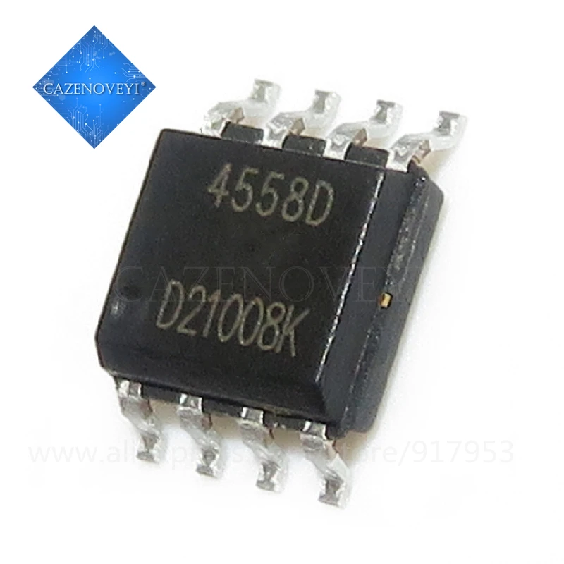 

10pcs/lot JRC4558 JRC4558D 4558 4558D SOP-8 In Stock