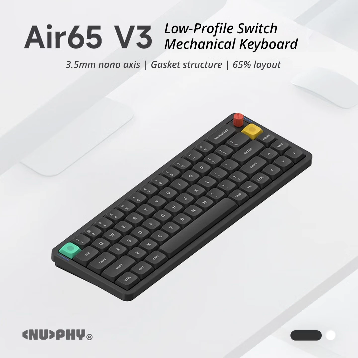 NuPhy Air V3シリーズ 超薄型ワイヤレスメカニカルキーボード ロー