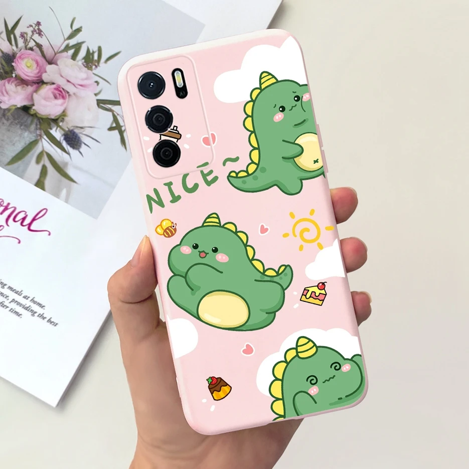 Cute Dinosaur Cartoon Soft Silicone Phone Case - Decorative Back Cover & Bumper