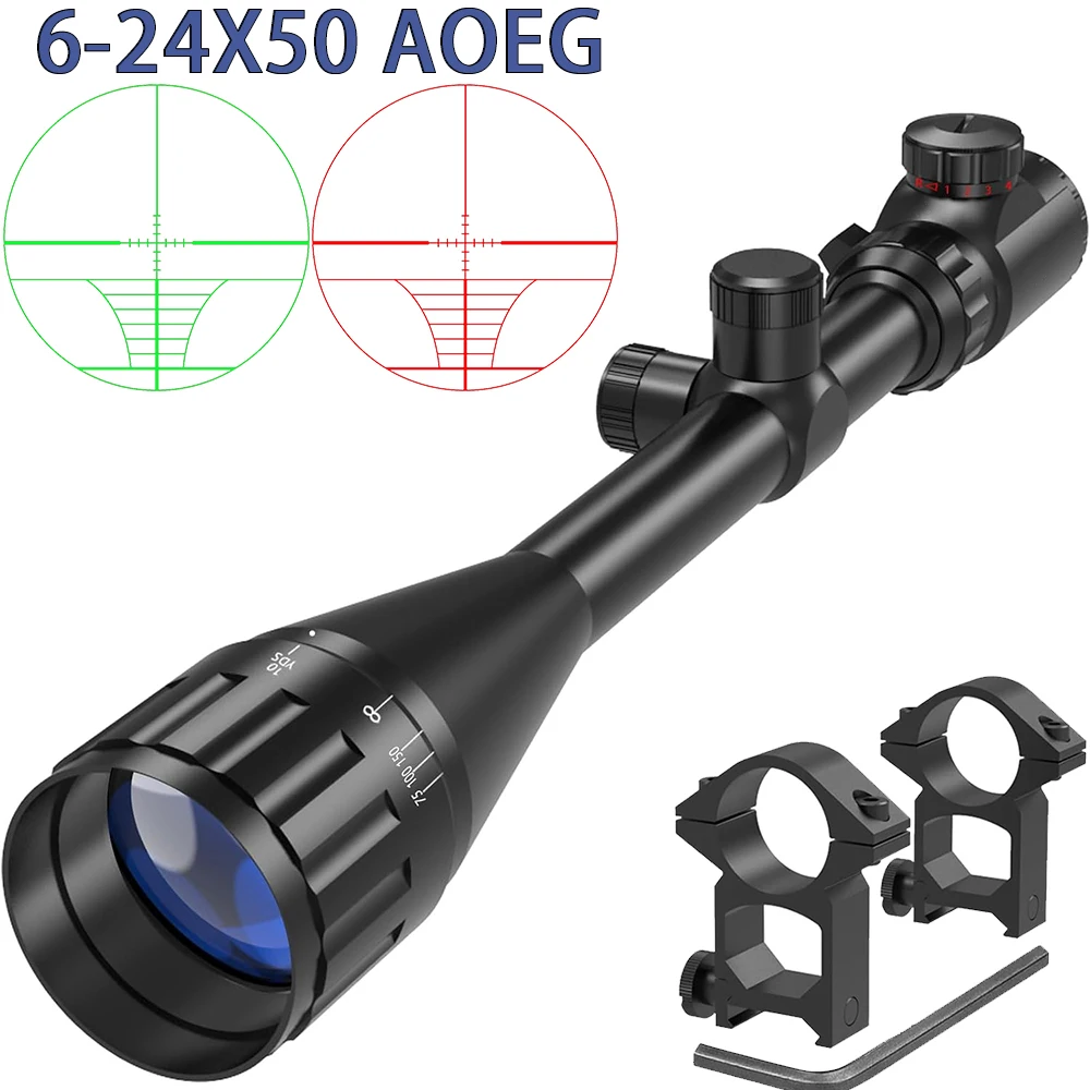 Luneta Hero 6-24x50aoeg C/ Parasol Original De Fabrica | Frete grátis