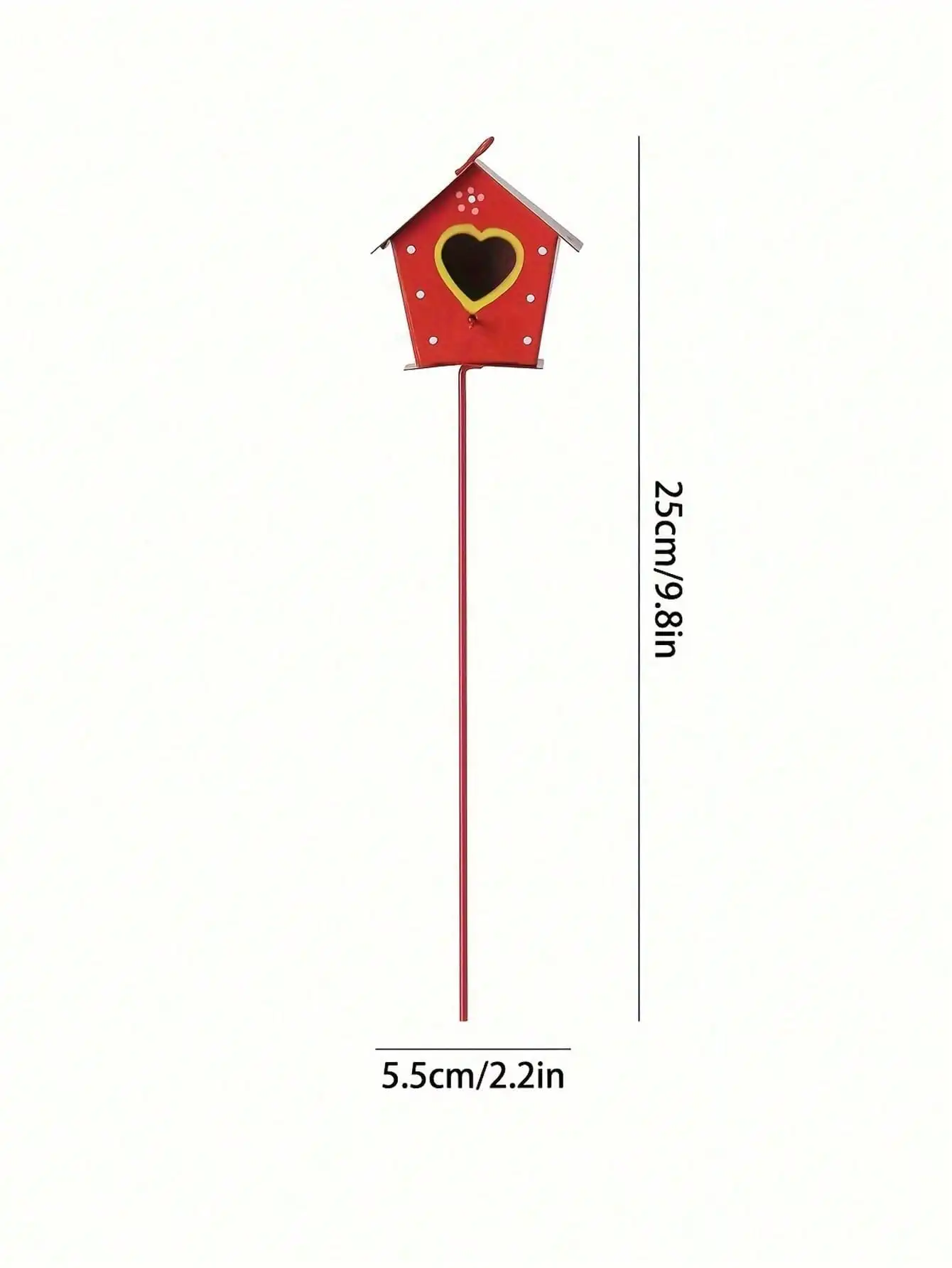 1pc-Bird House Metal Garden Pillar Random Metal Spring Garden Decoration Pile Flower Pot Patio Decoration Yard garden art decor
