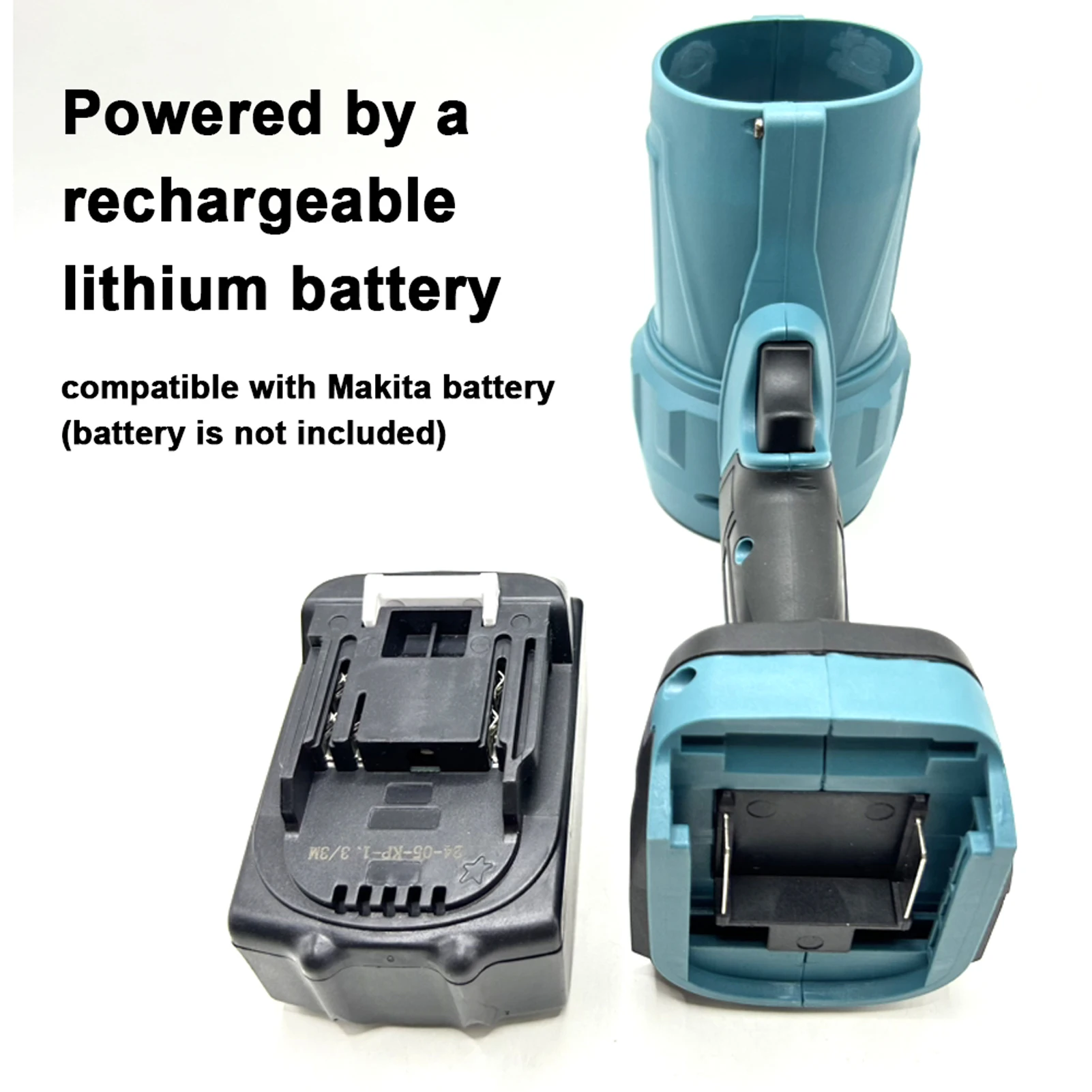 1000W High Power Turbo Fan 500g Thrust Violent Fan Stepless Speed Turbofan Leaf Blower Handheld Mini Jet Fan for Makita Battery 6