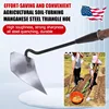 High-toughness agricultural triangular hoe digging trenches Multi-purpose hoe Durable farm tools 3
