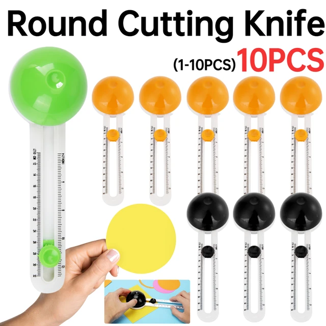 Circular Paper Cutter Cut Circle Paper Trimmer Scrapbooking Tool Rotary Cutter  Craft Supplies Round Cutting Knife Cards Cutters - AliExpress