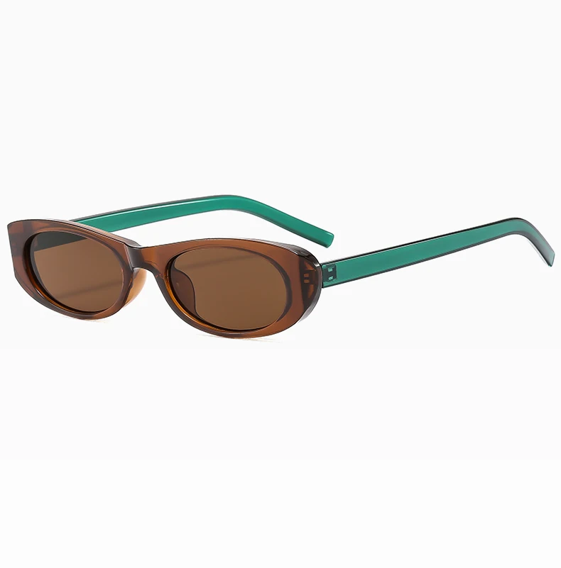 Schutzbrille 1/3 Stück Vintage Kleiner Rahmen Rechteck Damen Sonnenbrille Buntes Rahmen Design Sonnenbrille Outdoor UV400 – Detail 18