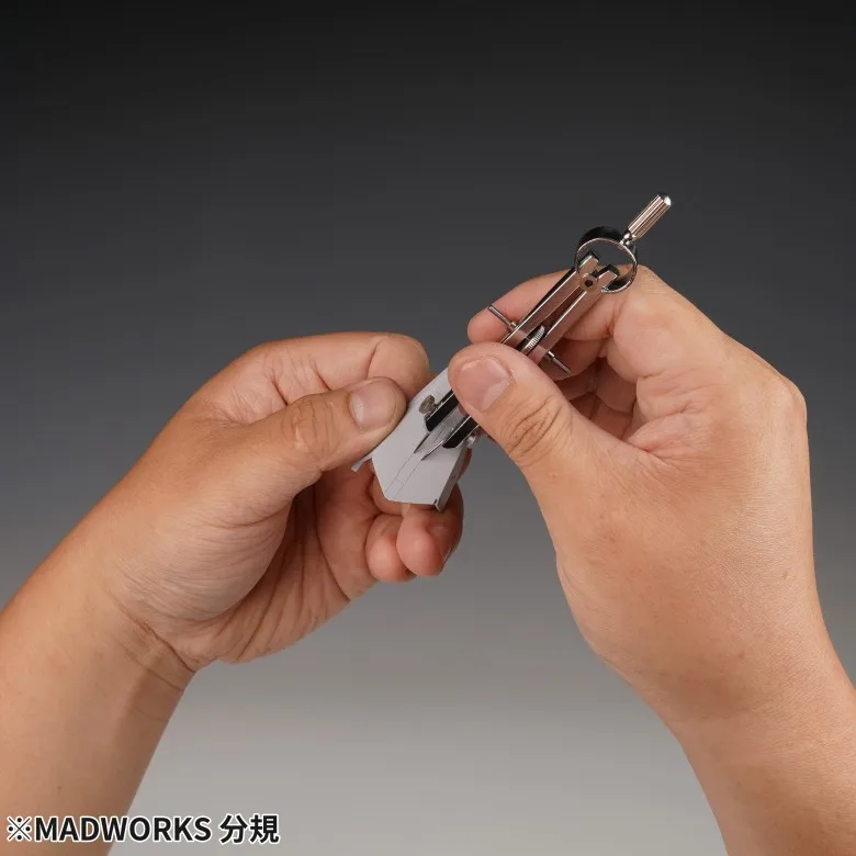MADWORKS 스프링 게이지 드로잉 나침반 조립 모델 모델 공예 도구 측정 도구 취미 DIY