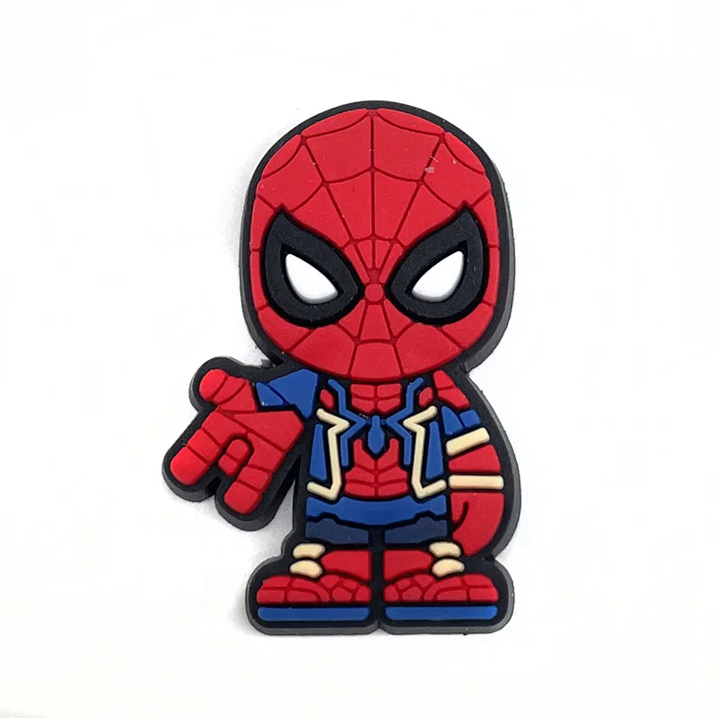 1pcs Disney Shoe Charms PVC Cartoon Marvel superhero for DIY Sandals Accessories shoe charms,shoe decorations