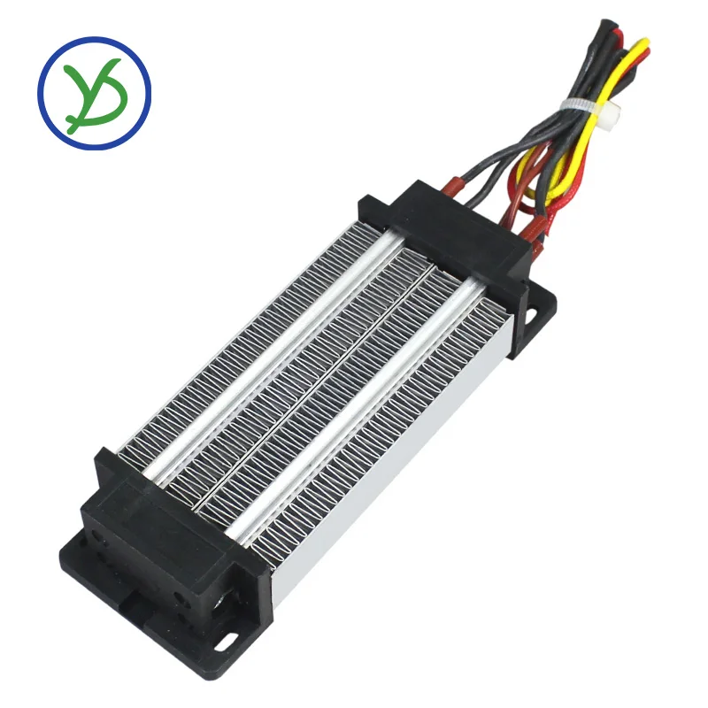 110V 500W AC DC Insulated Thermostatic PTC Ceramic Air Heater PTC Heating Element Electric Heater 96A2 140x50.5x26mm