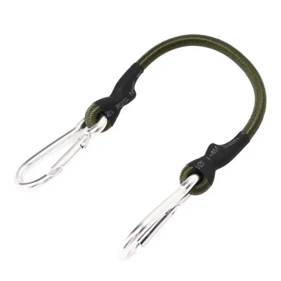 Heavy Duty Bungee Cord Easy Fixation Firm Multipurpose Strong Wear Resistance Bungee Straps with Carabiners for