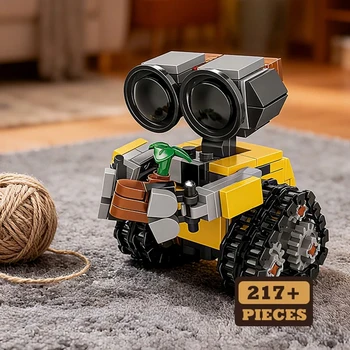 Classic Movie 200+pcs Mini Robot Wall-e MOC Building Blocks Model DIY Bricks Kits Creative Toys for Kids Children Adult Gifts 1