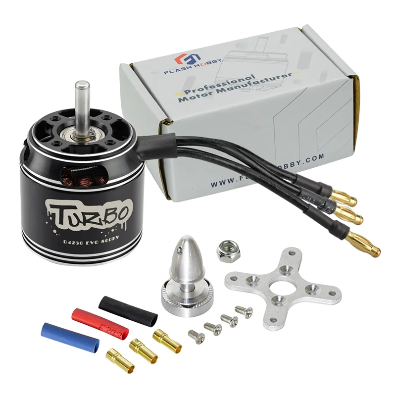 FLASH HOBBY D4250EVO TURBO Moteur Brushless 600KV/800KV pour Drone FPV
