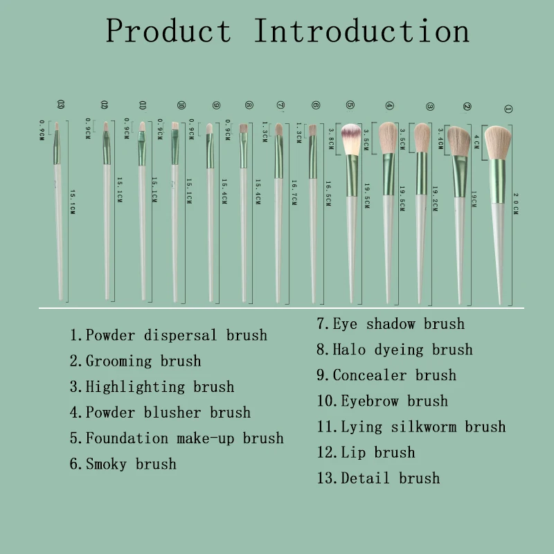 Soft Fluffy Makeup Brushes Set for Cosmetics Foundation Blush Powder Eyeshadow Kabuki Blending Makeup Brush Beauty Tool 1/13PCS Makeup Brush Set Makeup Brush Makeup Tool Set Makeup Tool