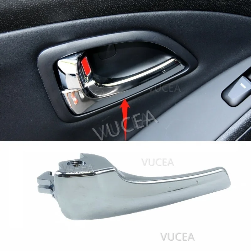 

2Pcs A PAIR 8OEM 2610-2S010 82620-2S010 Inside Car Inner Door Handles Interior Door Knob LH/RH For 2010~2015 Hyundai Tuscon IX35