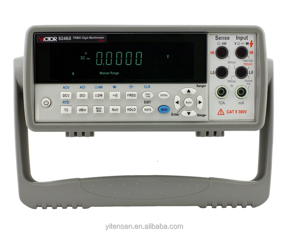 8246B DMM Digital Bench Top Multimeter True RMS 55000 Counts Tester Auto Range M