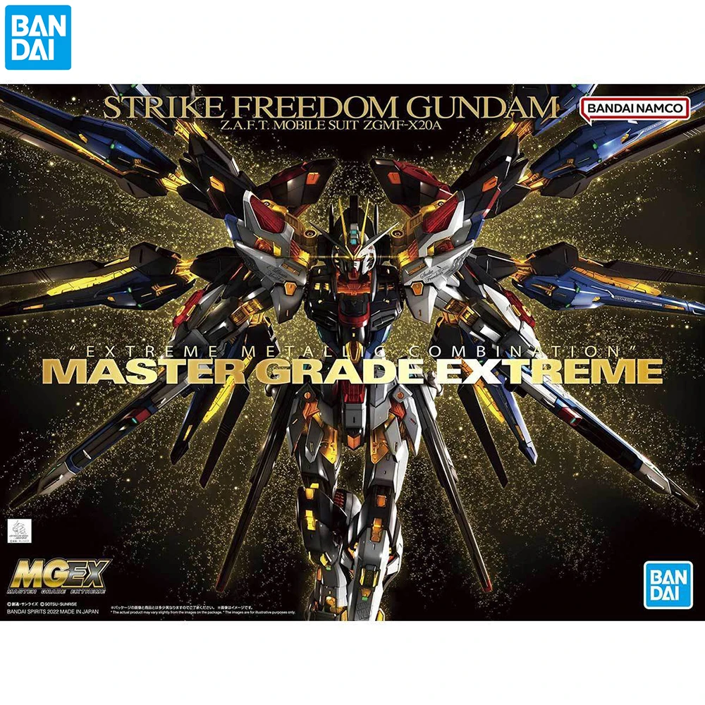 

In Stock MGEX ZGMF-X20A Strike Freedom Gundam (MOBILE SUIT GUNDAM SEED DESTINY) Exquisite Assembling Action Figure Model Toys