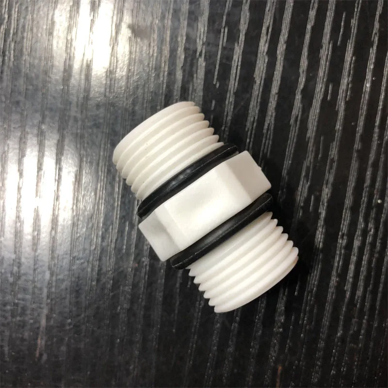 Pipe Fitting 1pc 1/4" 1/2" 3/4" BSP Male Thread With Seal O-RING POM Aquarium Reverse Osmosis Connector RO Water Dispenser