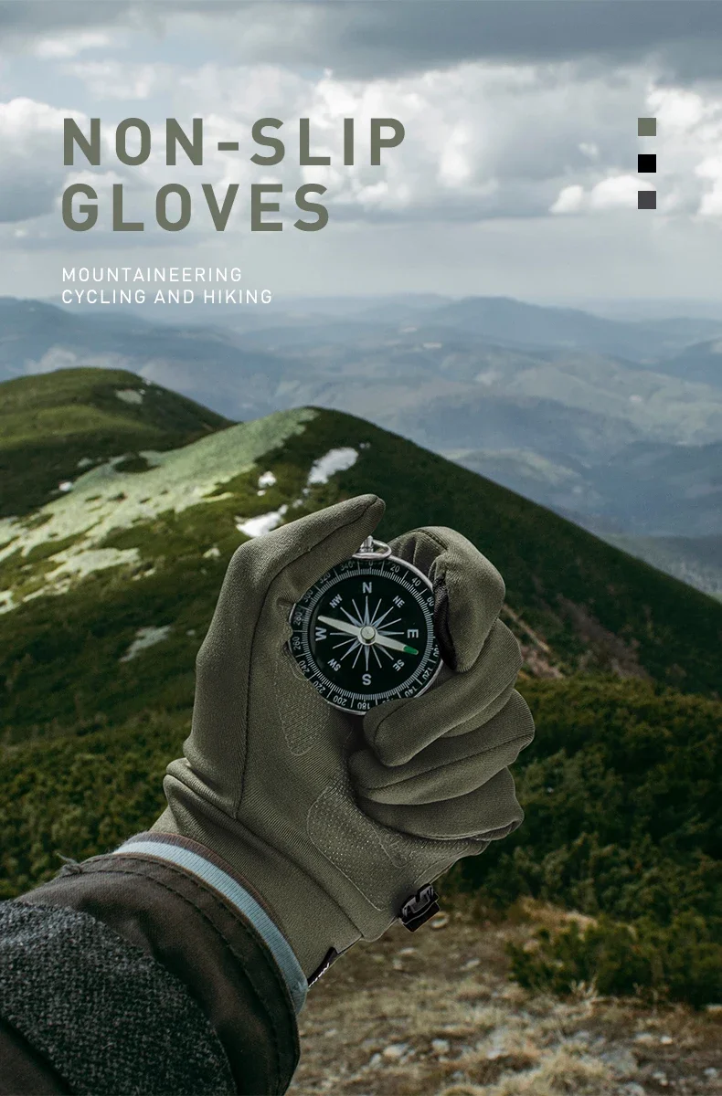 Description Picture 2 of itemNaturehike Outdoor Cycling Touch-screen Non-slip Full Finger Glove Silicone Hiking Climbing Men Women Thin Cycling Gloves