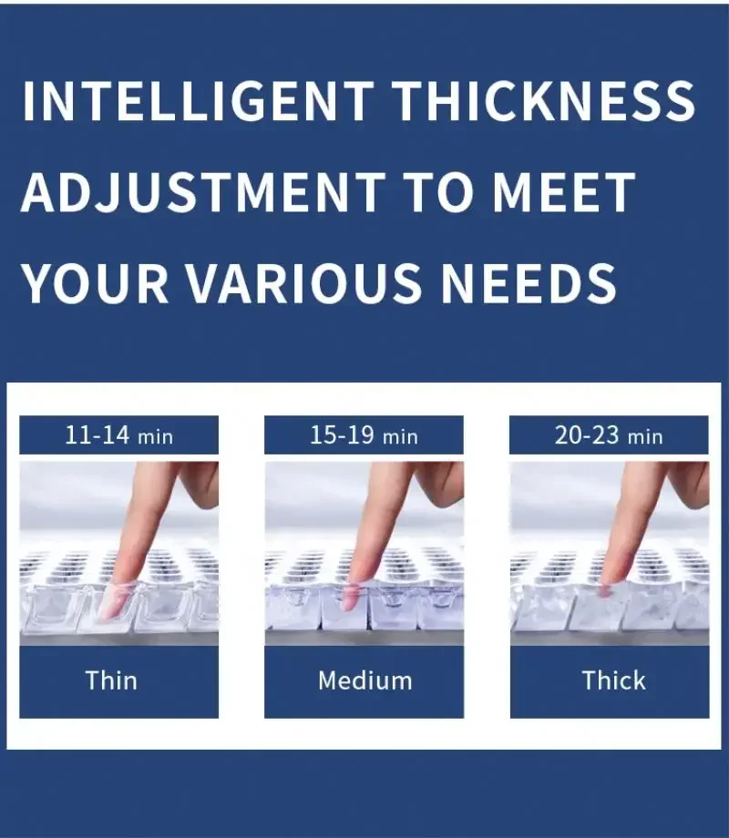 Low Price 110V/220V High Productivity Ice Maker Machine High Effective Ice Maker Machine for Home Business