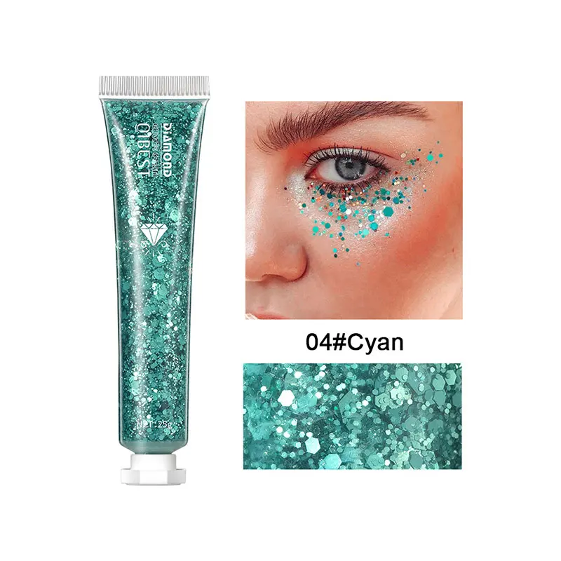 18g Body Glitter Gel Professional Shiny Loose Sequins Cream Festival