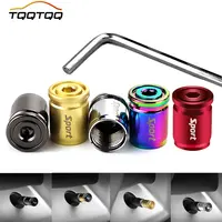 1Set Sport Tire Valve Stem Cap Zinc Alloy Anti-theft Tire Wheel Stem Air Valve Caps for Cars, SUVs, Bicycle, Trucks, Motorcycles 1