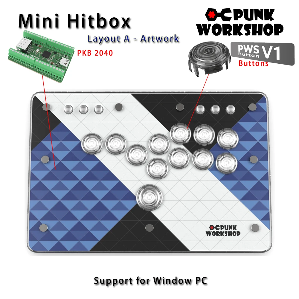 PUNK WORKSHOP MINI BOX CARBON レッド PKB PC PKB PC】MINI BOX CARBON レバーレスコントローラー – PUNK