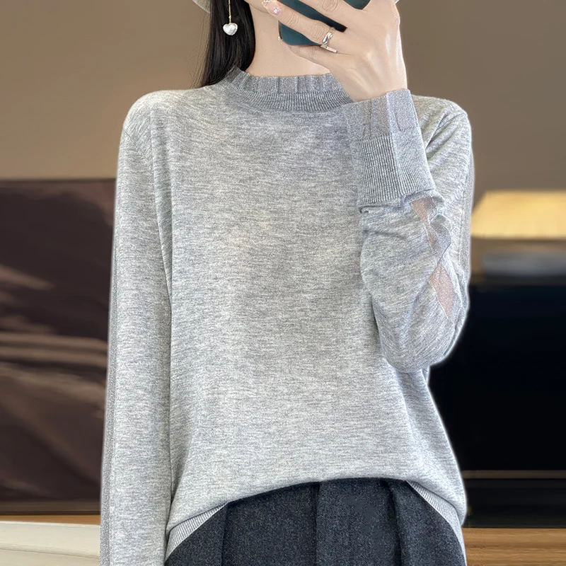 2024 Autumn/Winter Women's Cashmere Sweater Women's Sweater Women's Pullover Fashion Cashmere Sweater Knitted Sweater Pullover 2