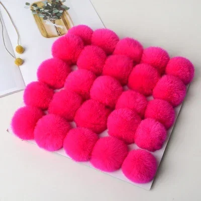 Fluffy Pom Pom Balls - Assorted Sizes for Crafts & Fashion Accessories