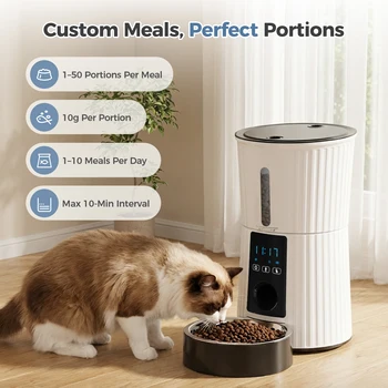 JHK 4L WiFi Automatic Cat Feeder - Image 3