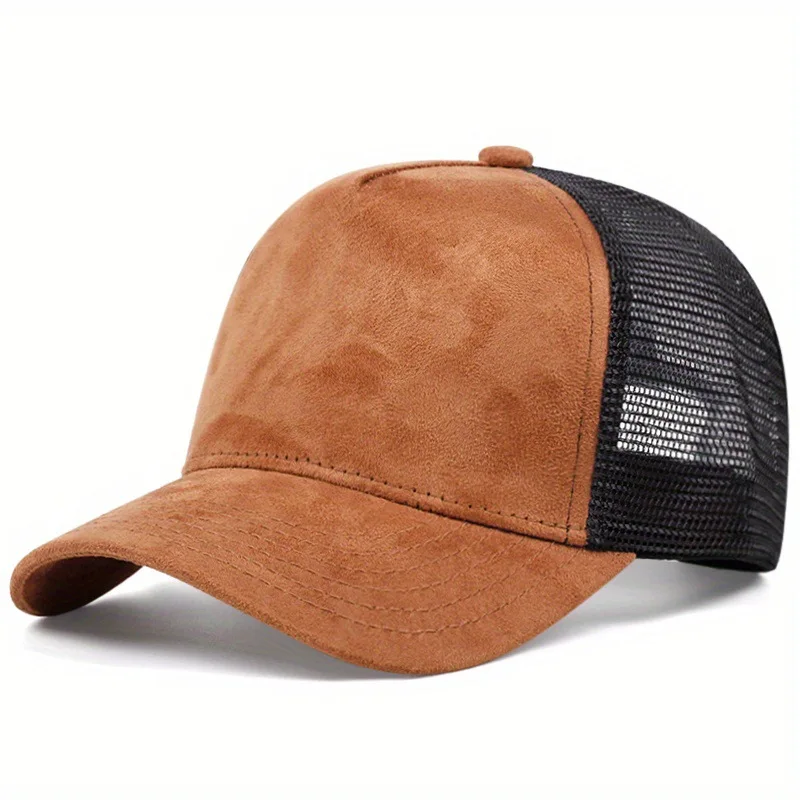 Unisex Mesh-Baseballkappe für Sommer und Outdoor-Sport, Verstellbare Trucker-Caps, Modische Gebogene Dad-Caps für Männer und Frauen, Lässiger Atmungsaktiver Sonnenhut – Detail 13