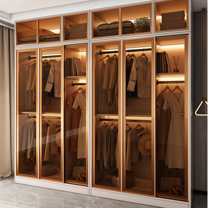 PartitionWardrobesLuxuryShelfDividerUnderwearGlassClothing