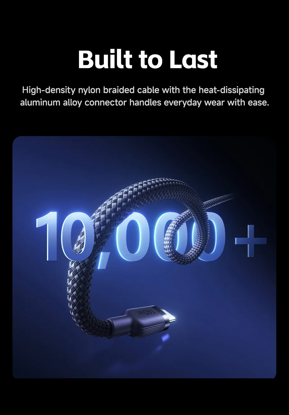 Baseus 140W Fast Cable 2-in-1 USB-C to Dual Type-C