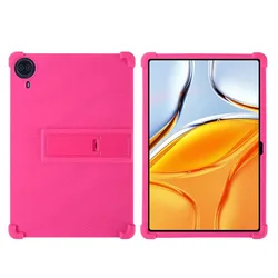 14-Inch Tablet Hoes - Zachte Siliconeschokbestendige Beschermhoes met Verstelbare Kickstand & Volledige Body Precisie-Uitsnijding