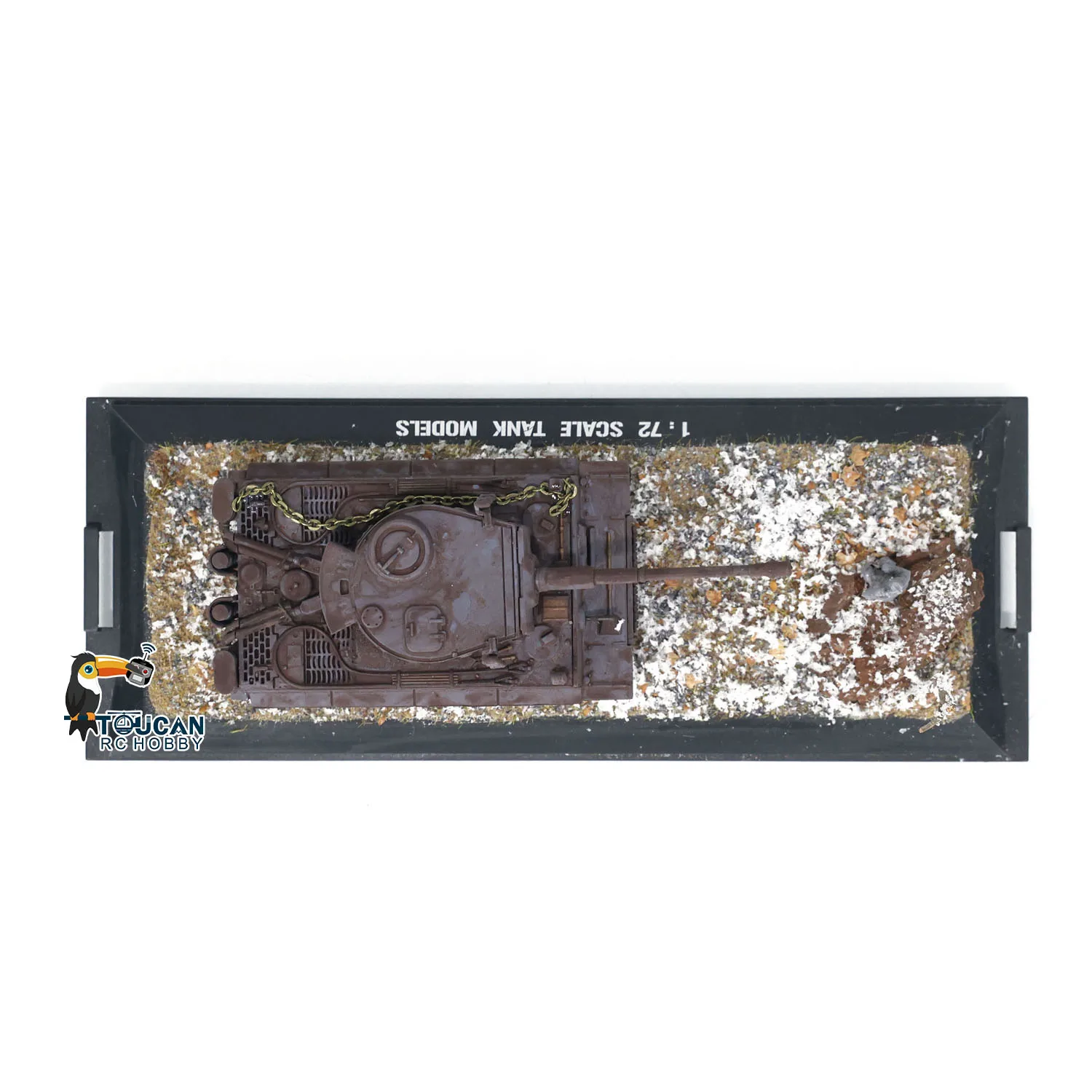 Mini Toys Henglong Static Tank 1/72 Scale Germany Tiger I 3818 Finished Tank Model Without Electronic Parts Gifts for Boys 6