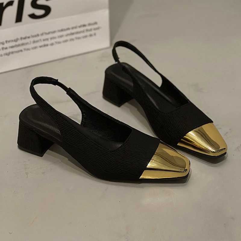 

Удобная обувь для женщин, блестящие сандалии, подходящие ко всему летнему костюму 2024, женские бежевые прозрачные гладиаторы на среднем высоком каблуке для девочек