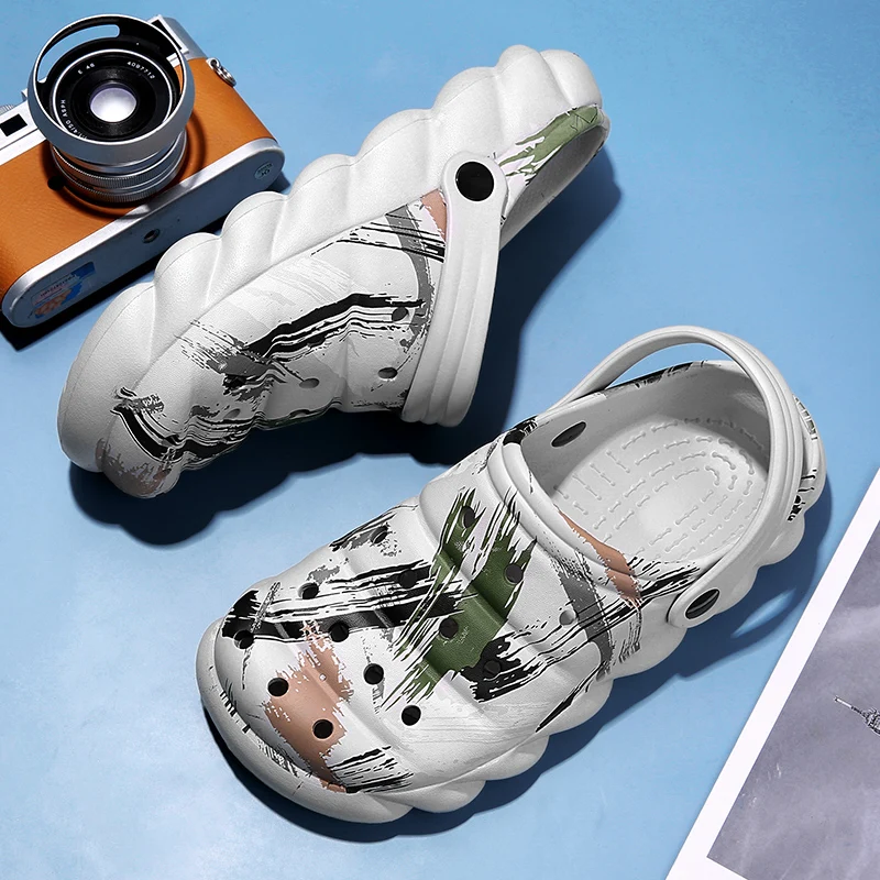 Mens Fishing Sandals Summer Garden Clogs Sandal Beach Sandals Outdoor Sports Slippers