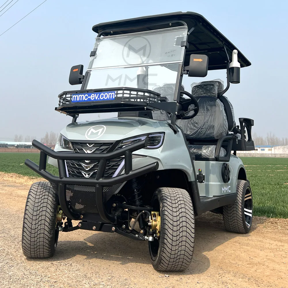2024 MMC 디럭스 에디션 좌석, 72V 리튬 배터리, 태양열 골프 카트, 4 인승, 7000W, 오프로드 스트리트, 법적인 버기, 전기 골프 카트