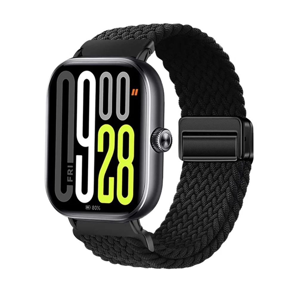 Magnetic Braided Bracelet Watch Strap, 20/22mm