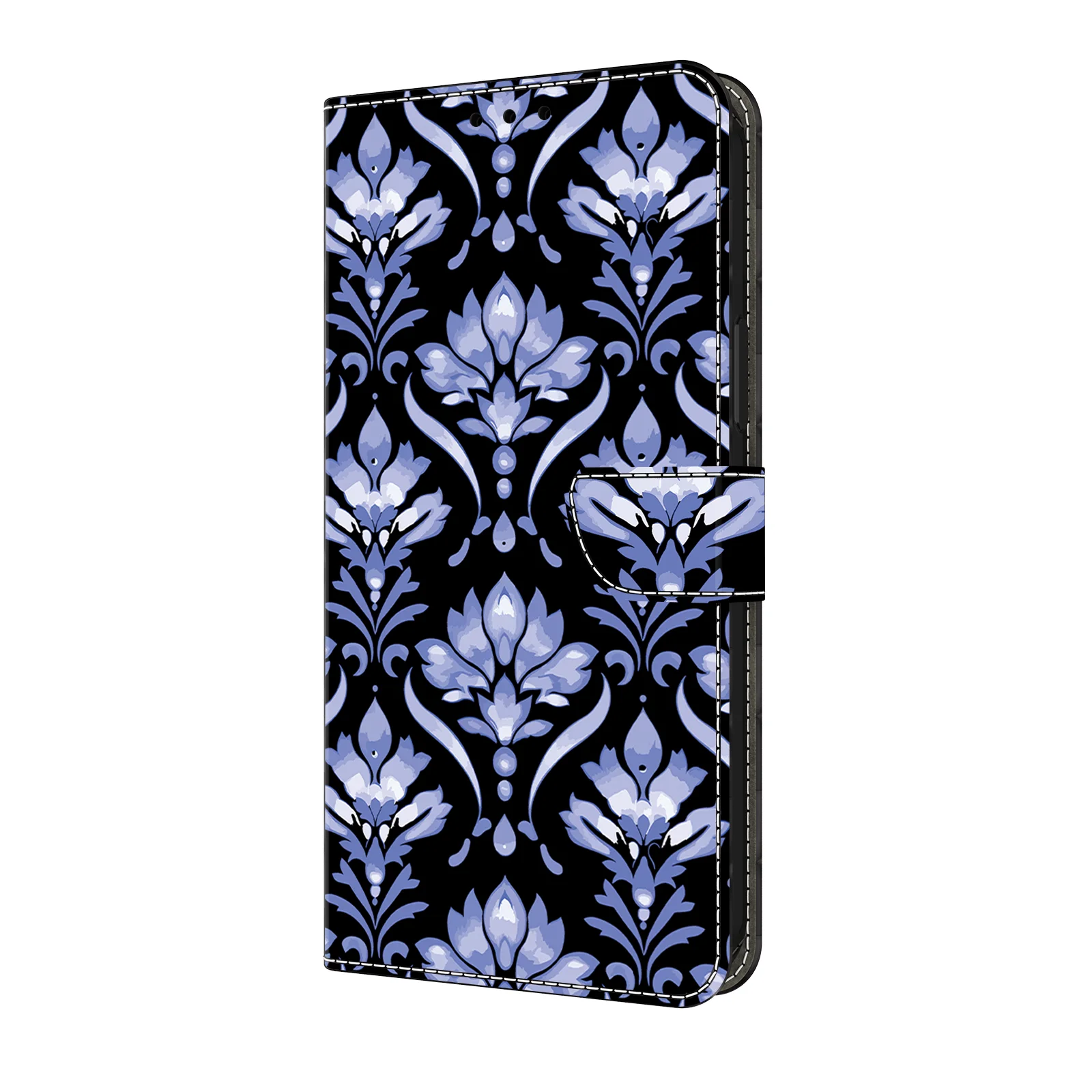 3D Painted Pattern Leather Wallet Flip Case