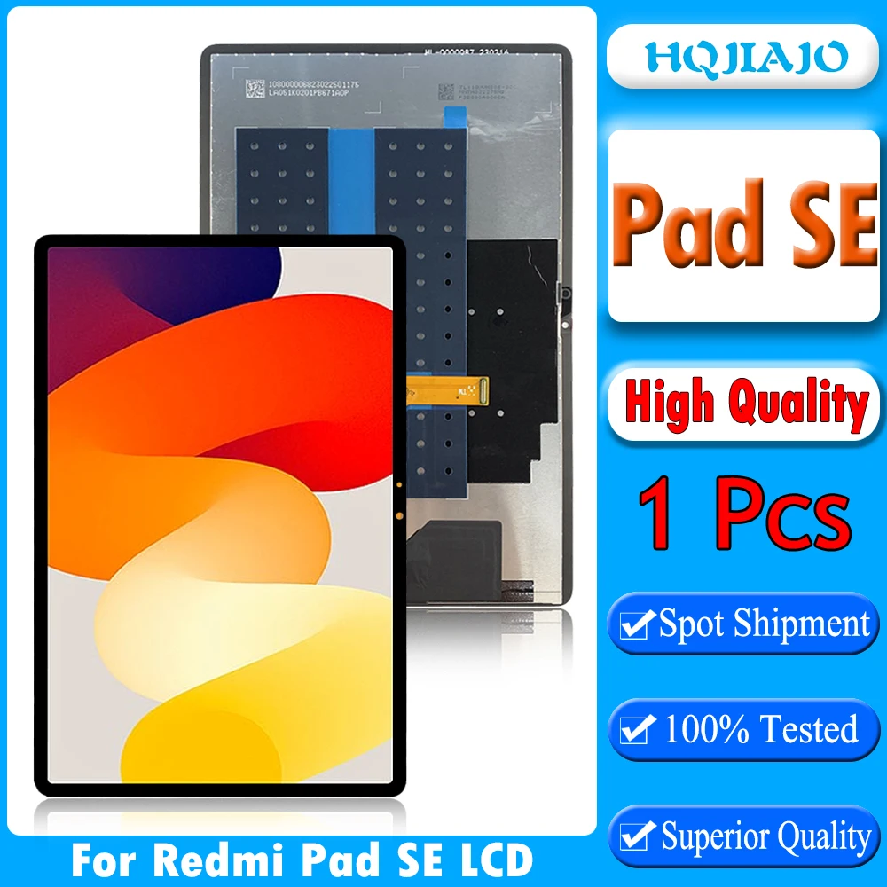 Écran LCD De Remplacement Pour Xiaomi Redmi Pad SE 11" - Ensemble Complet Avec Kit De Réparation