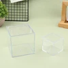 1Pc Transparent Acrylic Boxes With Cover Organizer Gift Packing Box Food Candy Storage Container For Home Figure Toy Display 2