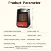 Household Heater Portable 3D Dynamic Simulation Flame Fireplace Heater Low Noise Energy-saving Timed for Winter Home Bedoom Use 6