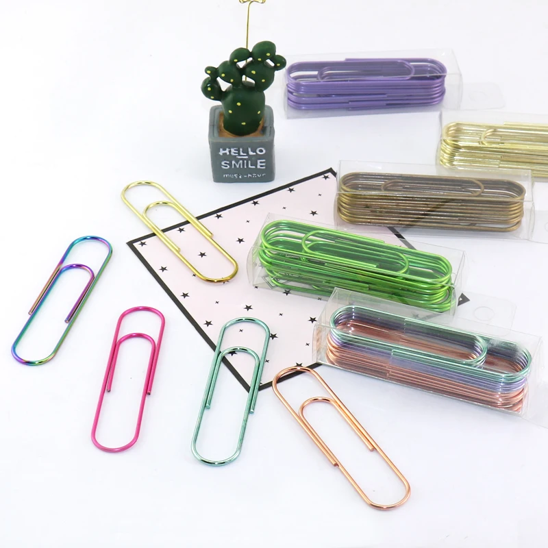 10cmLargePaperClip100mmBigGoldRoseGoldPaperClipsBronze