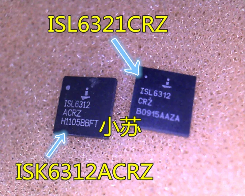 

10PCS/LOT ISL6312ACRZ 6312ACRZ ISL6312CRZ 6312CRZ QFN