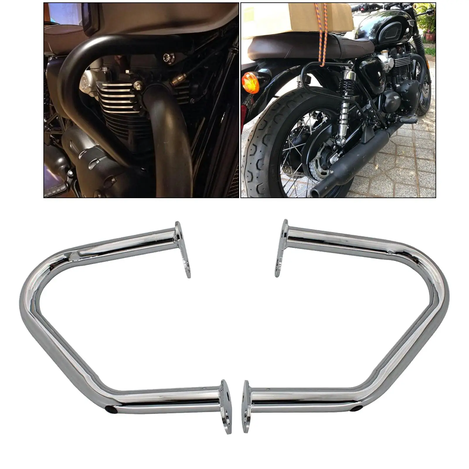 2Pcs Engine Guard Highway E Street Gulide Crash Bar Per Street 017-2019