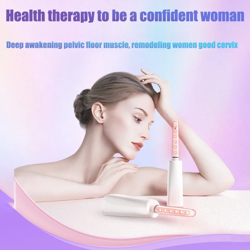 Led Red Blue Lamp Therapy DeviceGynecological Disease Laser Therapy Device Pelvic Infection Vaginal Tightening Vaginitis Treatmt - Image 4
