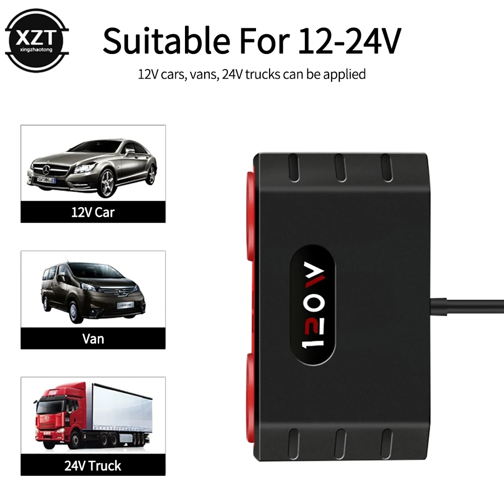  USB     , Ʈ Ʈ ī޶ DVR,  , DC12 V, 24V, 120W, 3.1A