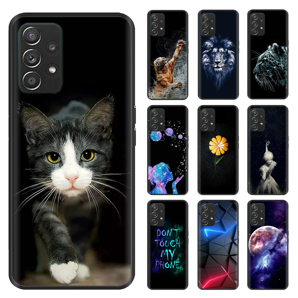 Custodia Per Telefono Per Samsung A52S Custodia A52 Cover Posteriore In Silicone Morbido Per Samsung Galaxy A52 A52S 5G A52 S Custodie Shell Cover Par