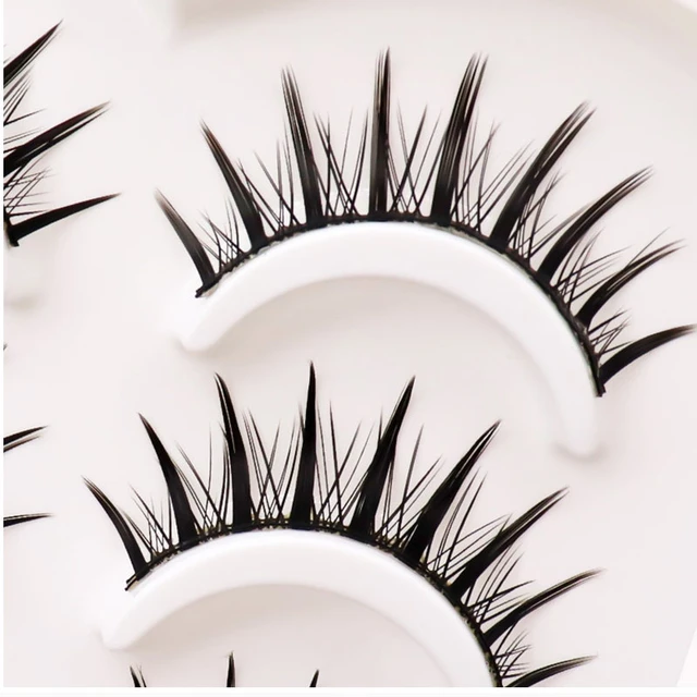 New Japanese Anime False Eyelashes Cosplay Lashes Extension Naturally Thick  Fairy Eyelashes Daily Beauty Makeup Sunflower Lashes - False Eyelashes -  AliExpress